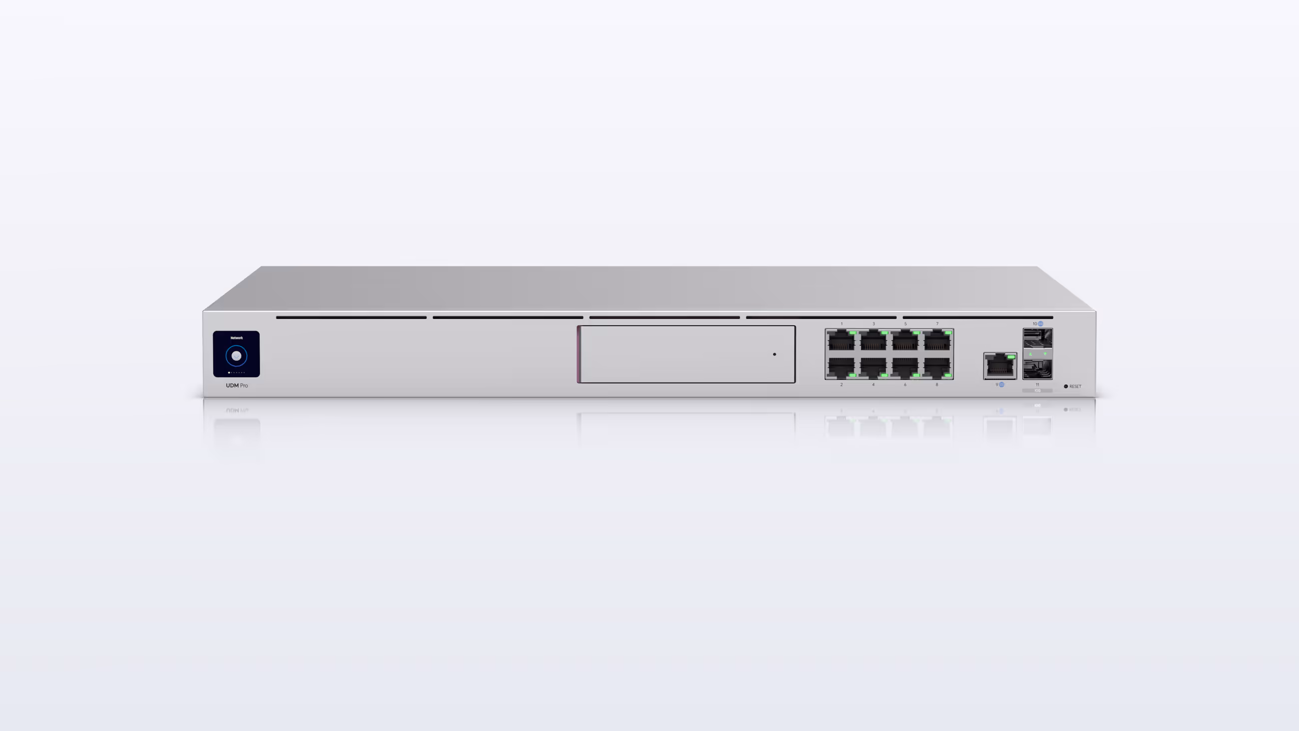 A UniFi Dream Machine Pro gateway — watch UK TV abroad with a SmartHub Core